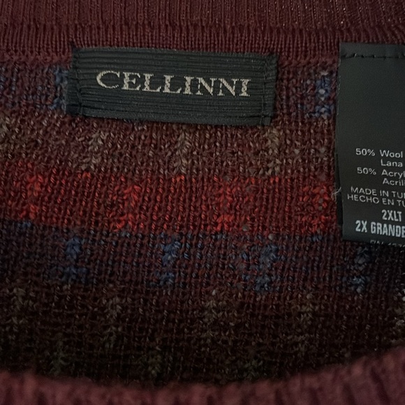 EUC Men’s Cellinni  Sweater 2XLT. - Picture 4 of 6